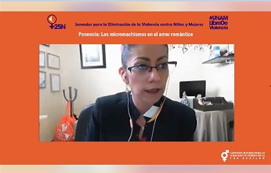 Jornadas para la Eliminación de la Violencia contra Niñas y Mujeres. Conferencia: Los micromachismos en el amor romántico