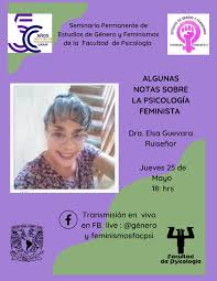 Seminario Permanente de Estudios de Género y Feminismos: «Algunas notas sobre la psicología feminista»