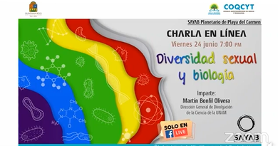 Jornada del Orgullo LGBTTIQ+ 2022. Diversidad sexual y biología.