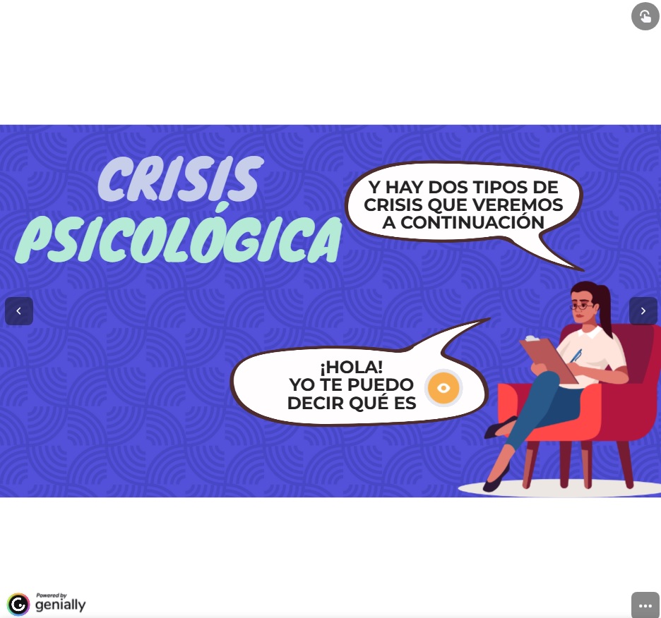 Presentación: Señales de una crisis psicológica. 
